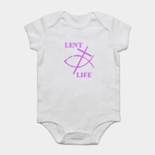 Lent Life - Carry Your Cross Baby Bodysuit